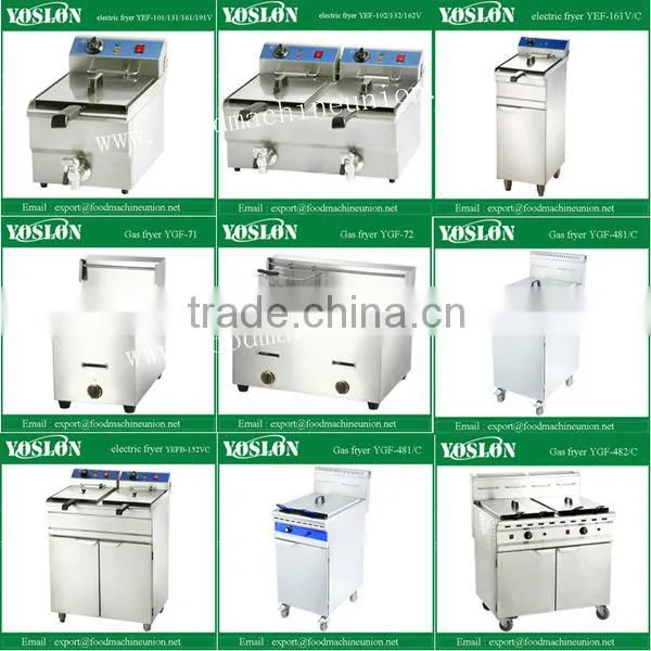 10L+10L YEF-102V 2 tank electric deep fryer
