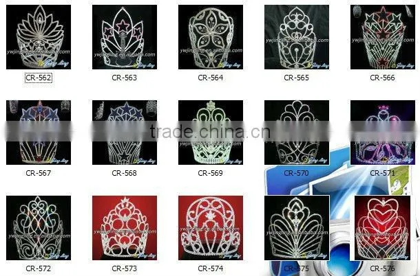 large tiara sapphire and ruby star pageant crowns