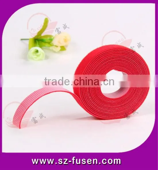 Customized hook and loop cable strap fixture