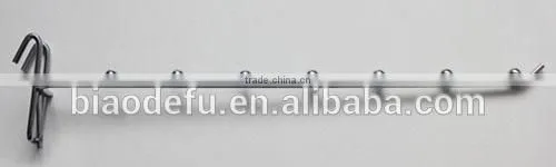 Metal Wire Hook With Balls For Gridwall