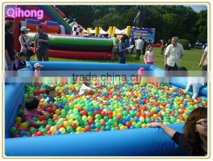 Inflatable rectangle pool/ PVC inflatable ball pit pool for children/ inflatable swimming pool singapore