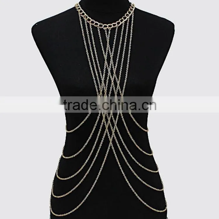 sexy body chain necklace