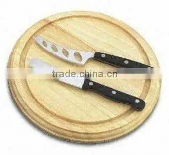 cheese gadget set of 4pcs with wooden cutting board