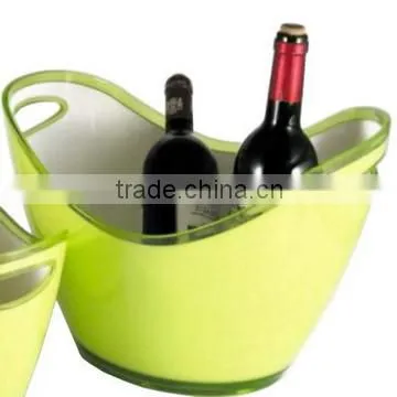 Wine cooler double Colored Plastic ice Bucket