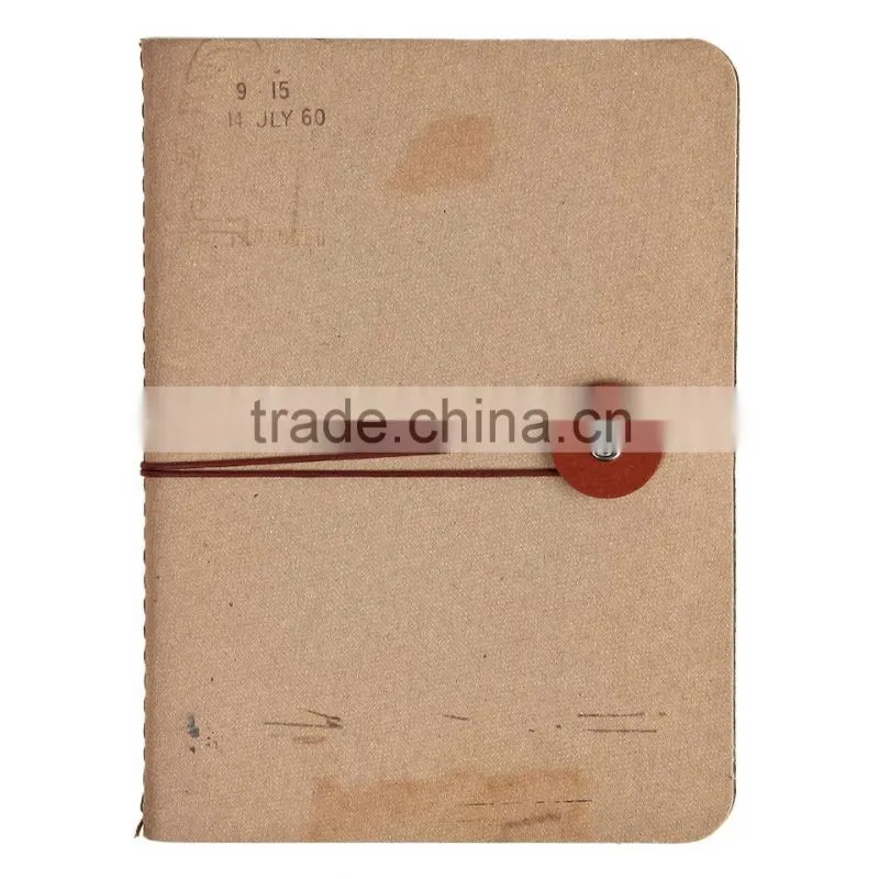 Hard Cover Customised Logo PU Leather Notebook Printing