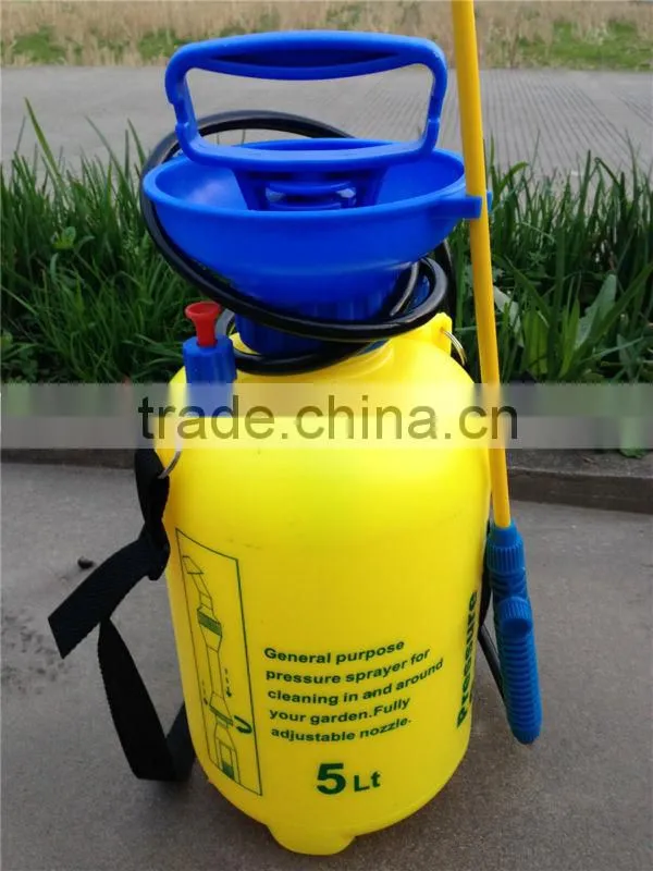 5Litters plastic bottle hose trigger sprayer