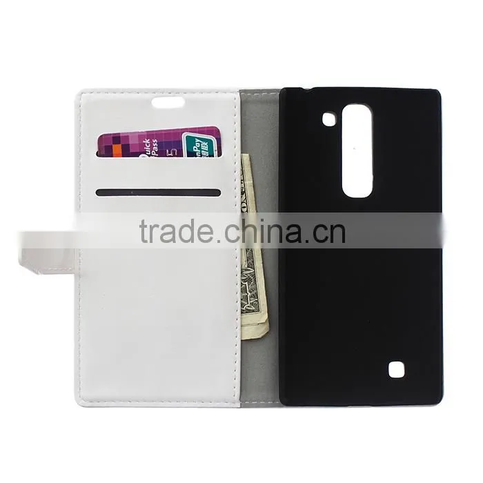 Wholesale Flip Cover Leather Case For LG AKA F520 ,For LG AKA F520 Book Cover Stand Case