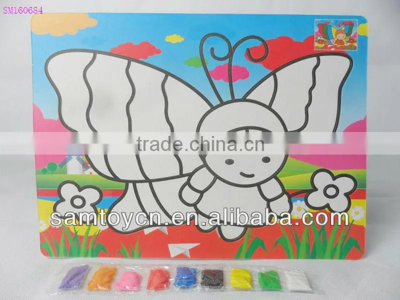 Children sand painting toy