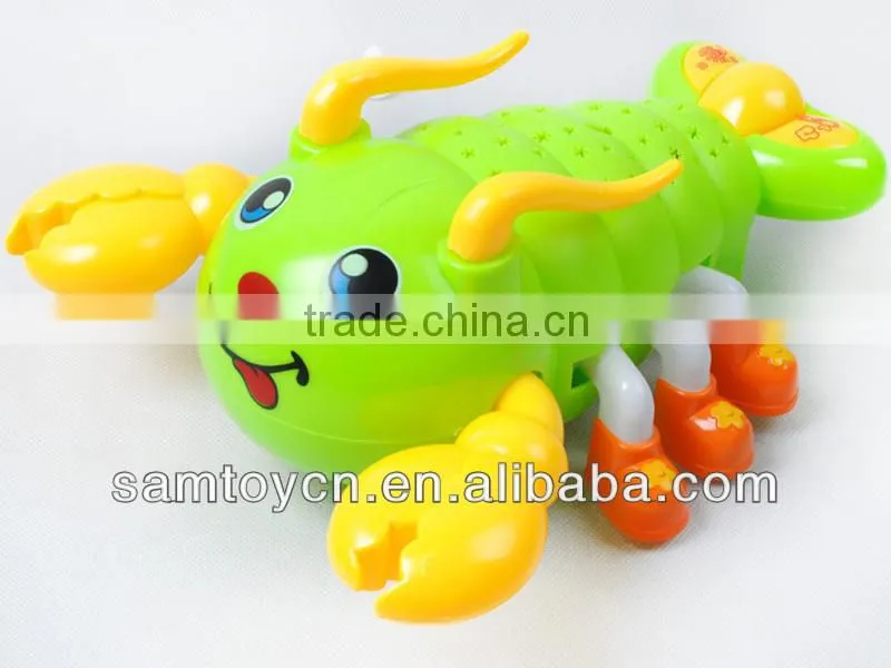 BO crayfish shaped kids projector toys with light&music