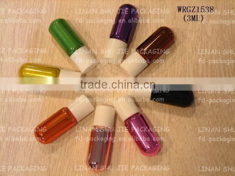 3-20ML roll on glas bottle with round bottom for perfume