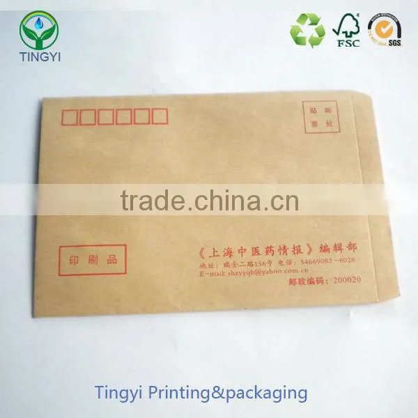 custom printing card envelope
