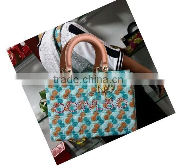 2015 Ankara fabric shoes and bags/wax shoes and bags /Ankara print high heels shoes