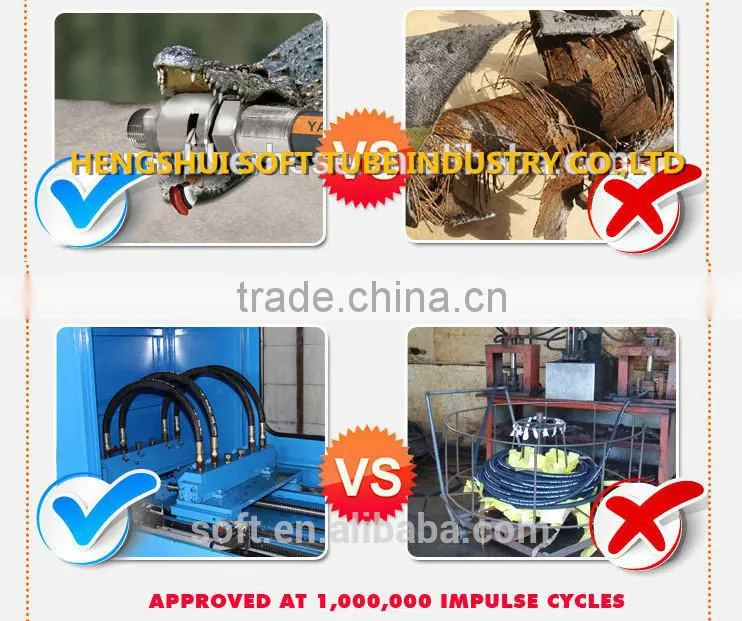Highly abrasive Flanged Nipple type large diameter suction dredging hose