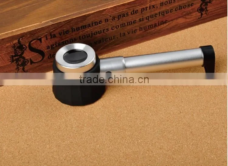 8011 10X magnifier loupe,Handheld LED Optical Magnifying Glass