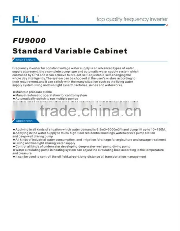 AC inverter cabinet 3-phase ac converter VFD variable frequency drive inverter 50hz to 60hz