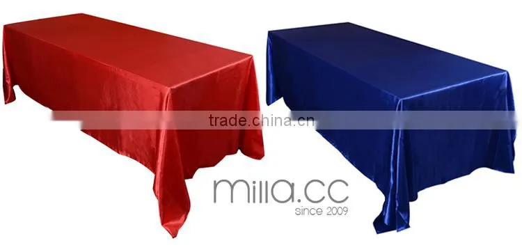 Satin cheap table cloth