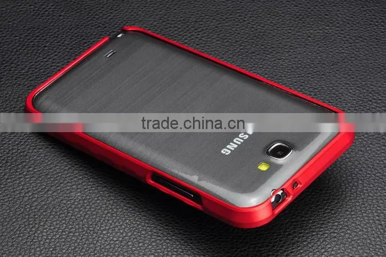 metallic aluminum bumper Case For Samsung galaxy note 2