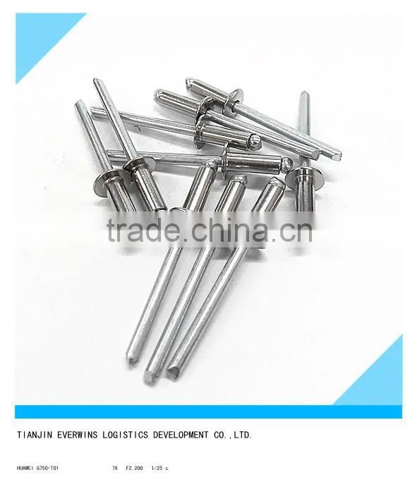 Stainless steel drawing rivet