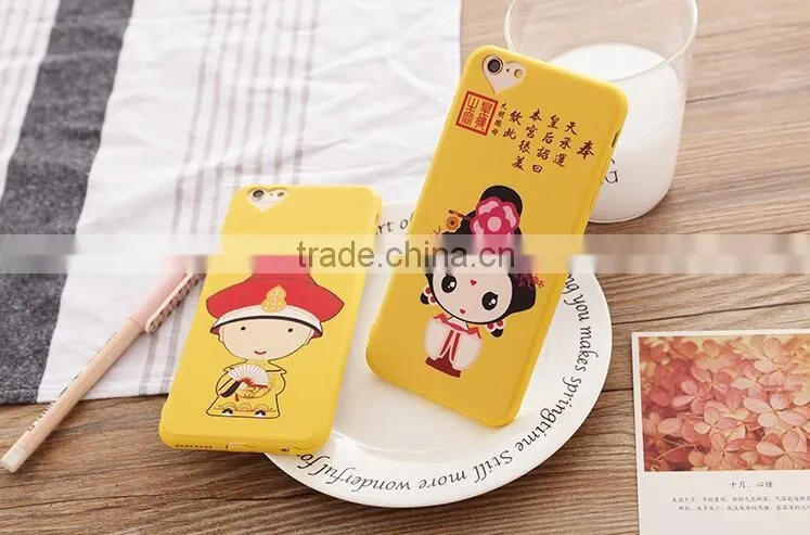High quality silicone phone case/cute cartoon phone case for Iphone