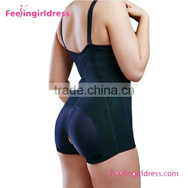 Hot Selling Black Side Zipper Plus Size Cheap Seamless Women Shapewear