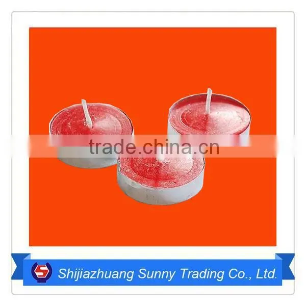 100 Pcs White And Red Tealight Candles