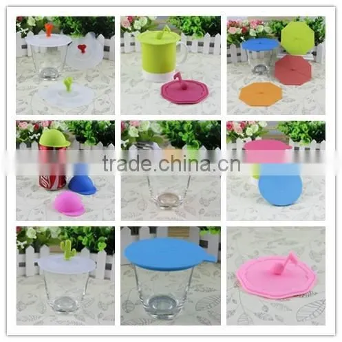 Heart Shape Silicone Suction Lid Silicone Pot Cover Lid