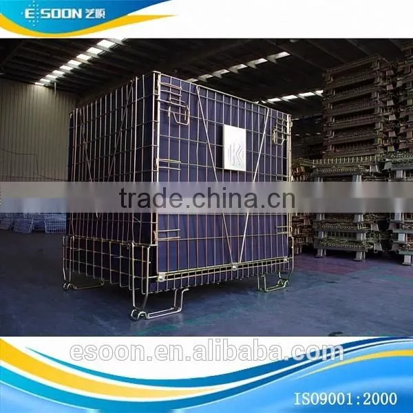 Euro Wire Container With PP Board Pet Preform Cages