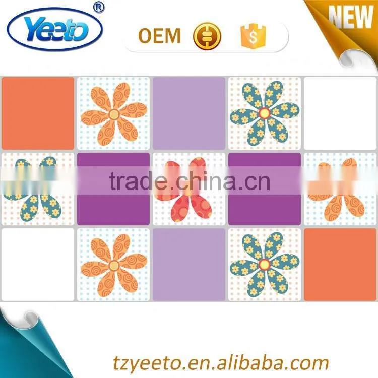 Newest Style Aluminum kitchen Wall Tile Stickers Protective Sheet