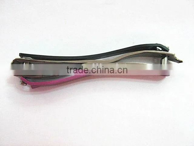 Two sides long handle multi function nail clipper