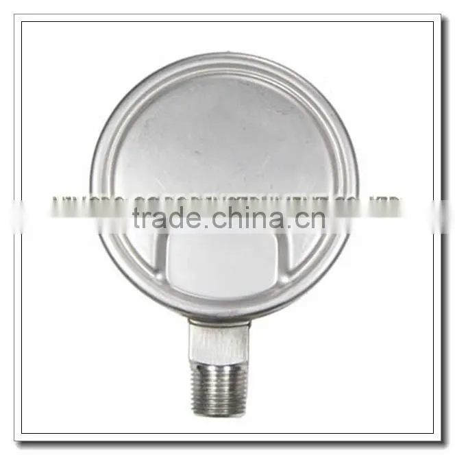High quality 4 inch all stainless steel oil filled manometer
