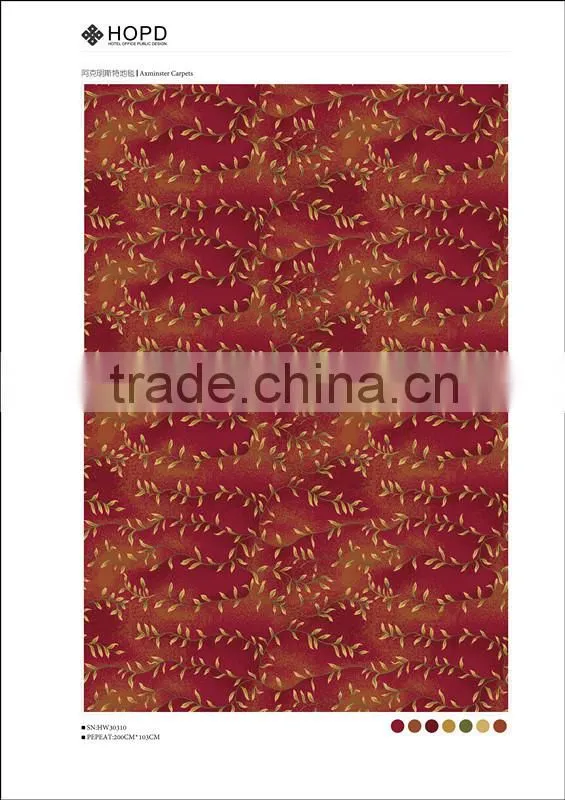 moquette carpet Axminster carpet with floral pattern