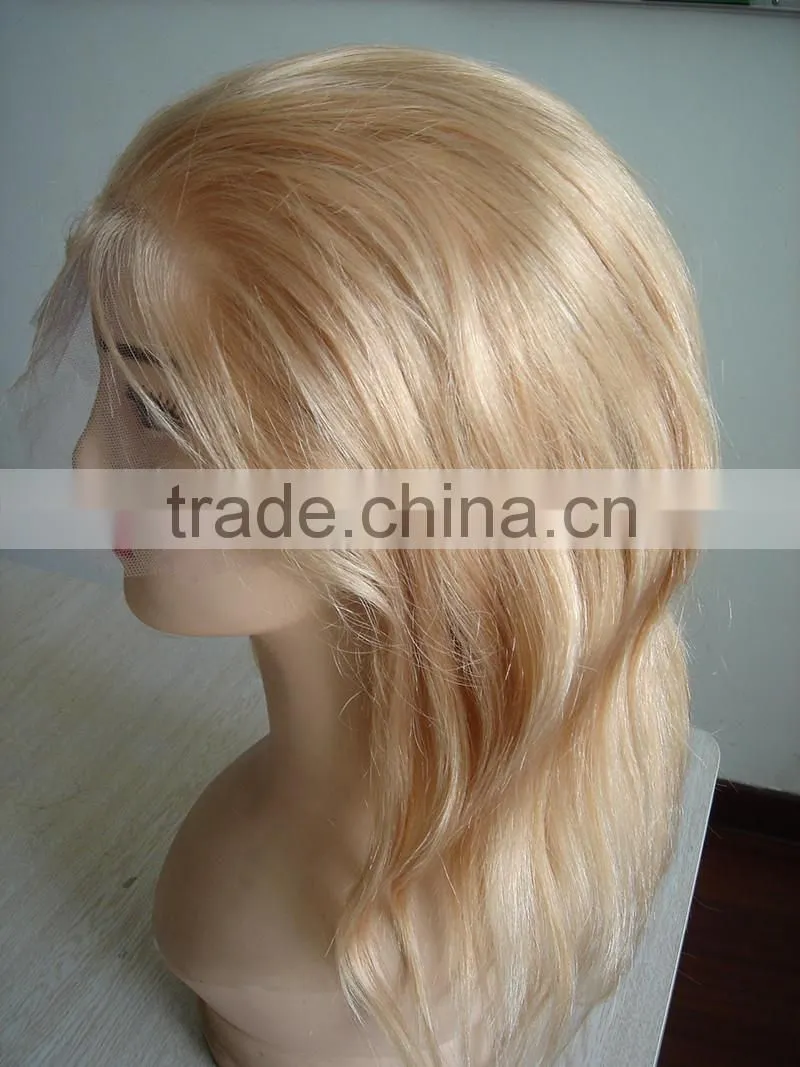 New Products human hair full lace wig virgin indian women hair wig