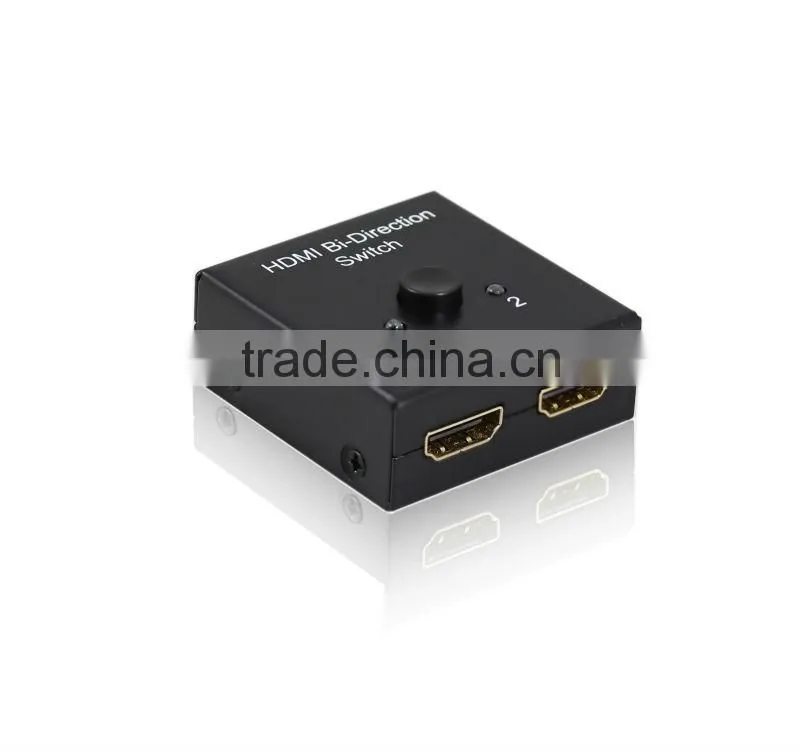 2 Ways HDMI Bi-Directional Switch Splitter remote control switch