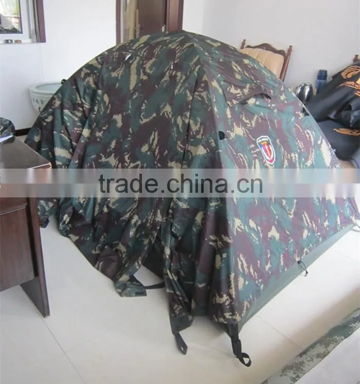 aluminum pole nylon material army double layer winter tent