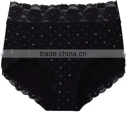 pretty pink women underwear lace cotton panties