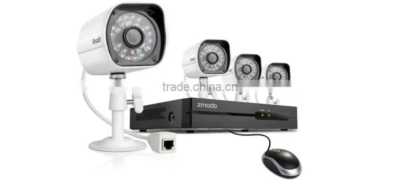 Zmodo 720P 4CH All-in-One Simplified PoE NVR Kit