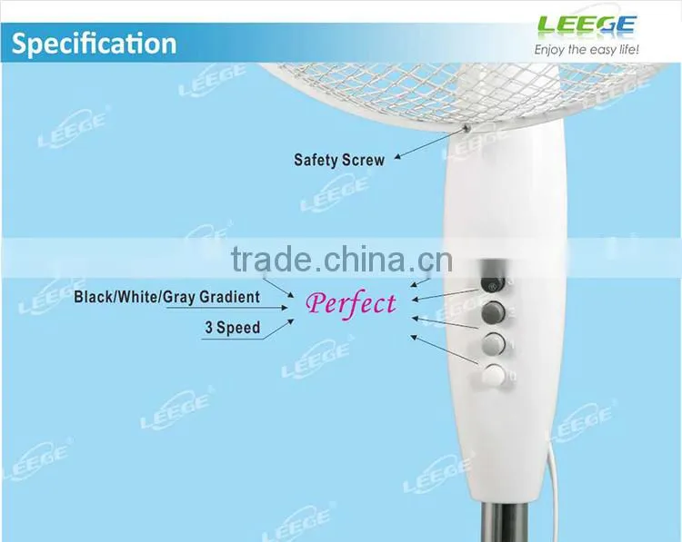 FS40-3 16 inch all kinds of plastic electric stand fan