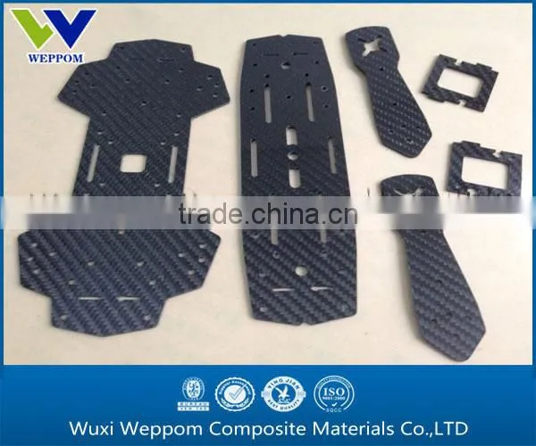 Carbon fiber RC helicopter parts
