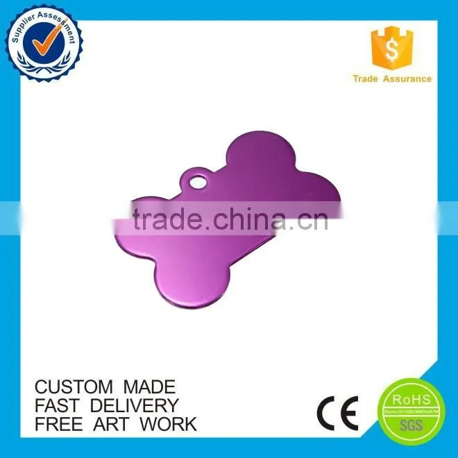 Cheap price and high class metal blank personalised dog tag custom