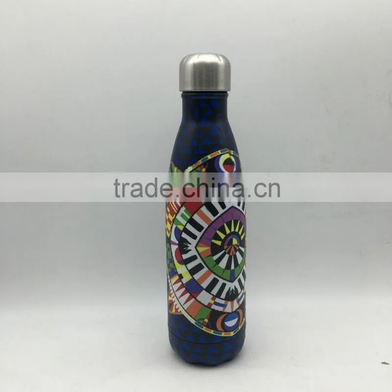 500ml Stainless steel bottle insulated bottle/ vacuum water drinking bottle creat air transfer