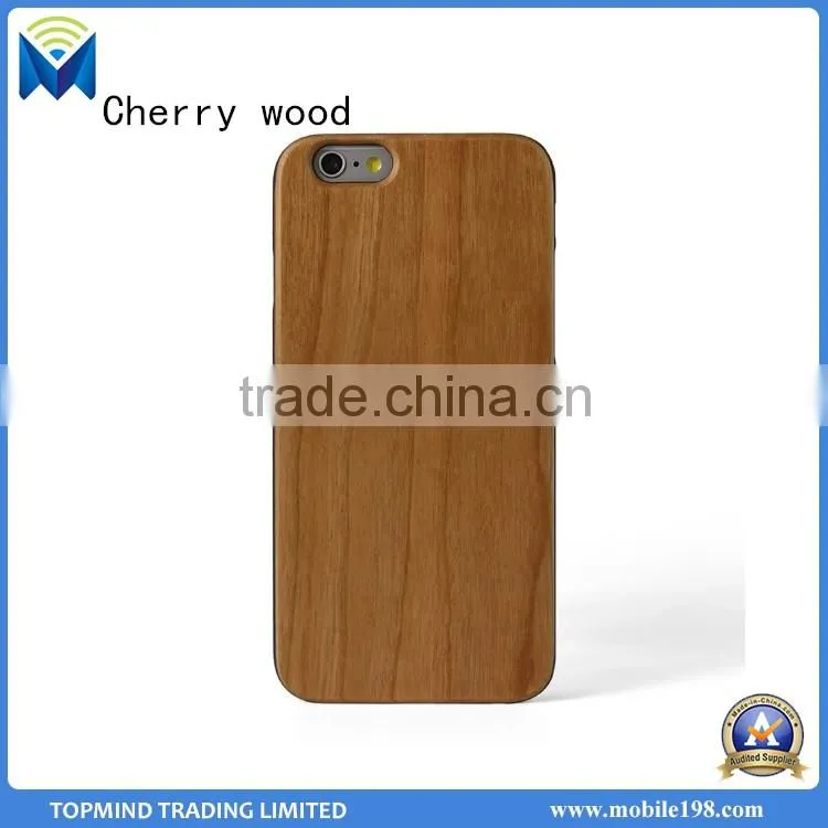High Quality Real Natural Bamboo Wood Phone Cases for iPhone 6 6s 6plus 6s plus