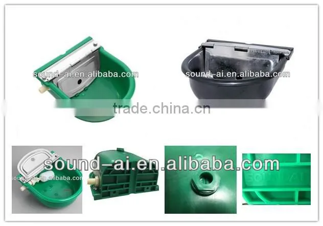 Plastic cattle drinker bowl