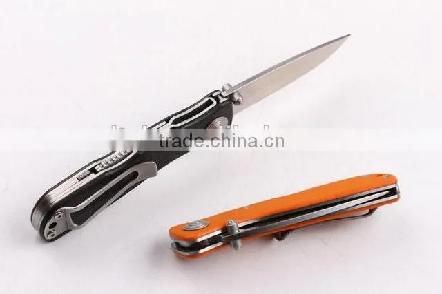 OEM three colors backlock folding knife