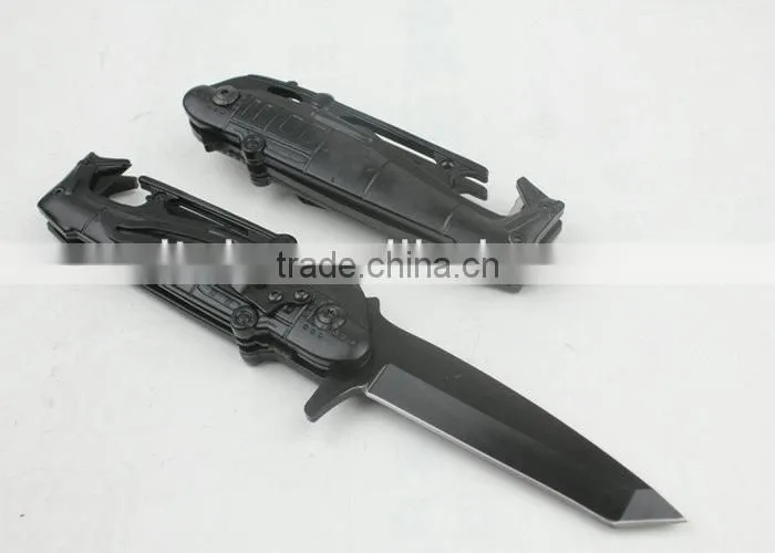 3Cr13 stainless steel camping knife seatbelt cutter UDTEK00466
