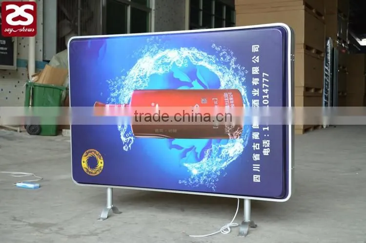 Outdoor advertising vacuum forming silk-screen double sides light box