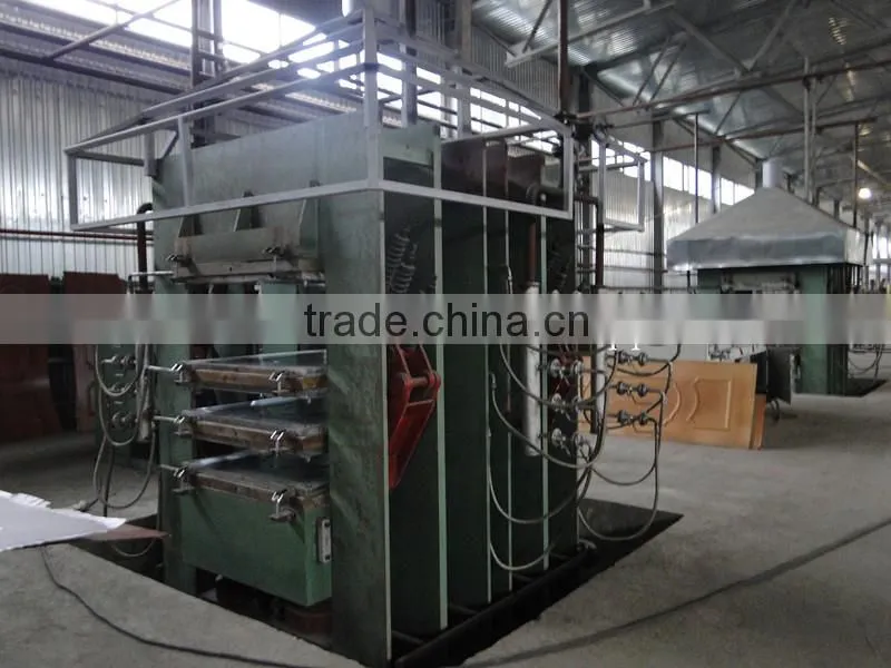 Linyi China molded door hot press machine manufacturer
