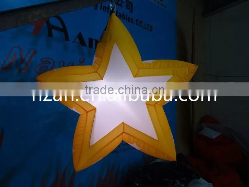 Beautiful decorative Inflatable star with Light