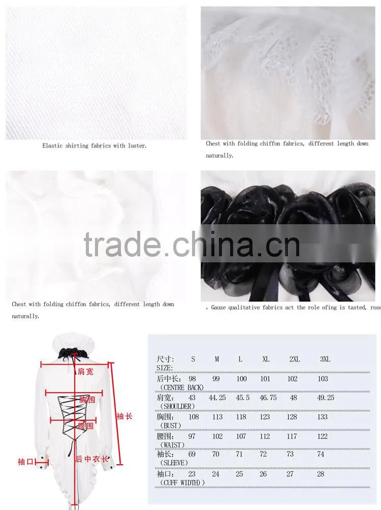 Devil fashion 2015 latest men's gothic shirt SHT00302