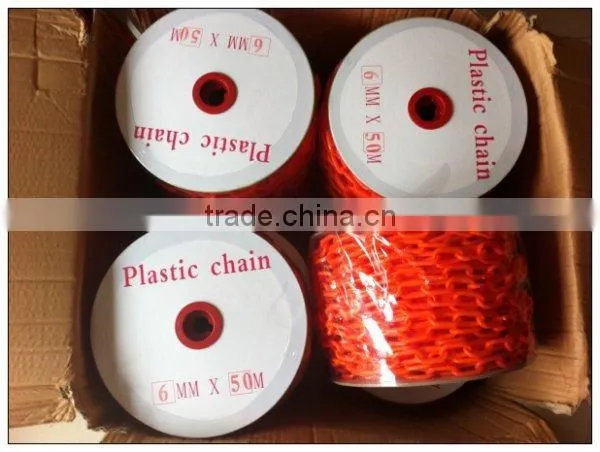 6mm blue plastic chain