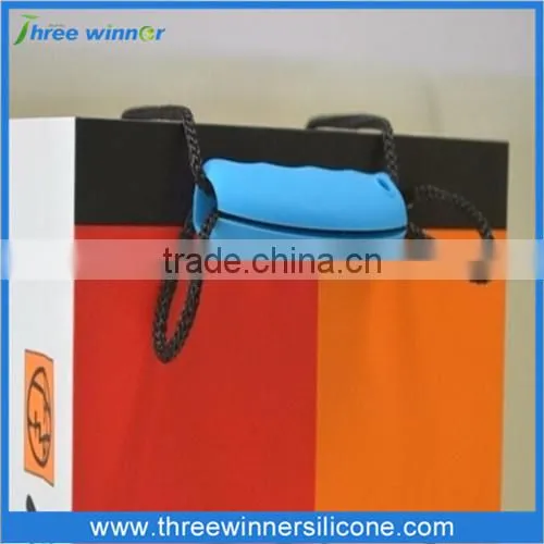 Hot selling silicone handle sleeve for shopping bag